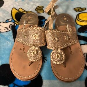 Little miss sparkles Jack Rogers sandals size 12